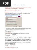 Instalação Apache + PHP + MySQL