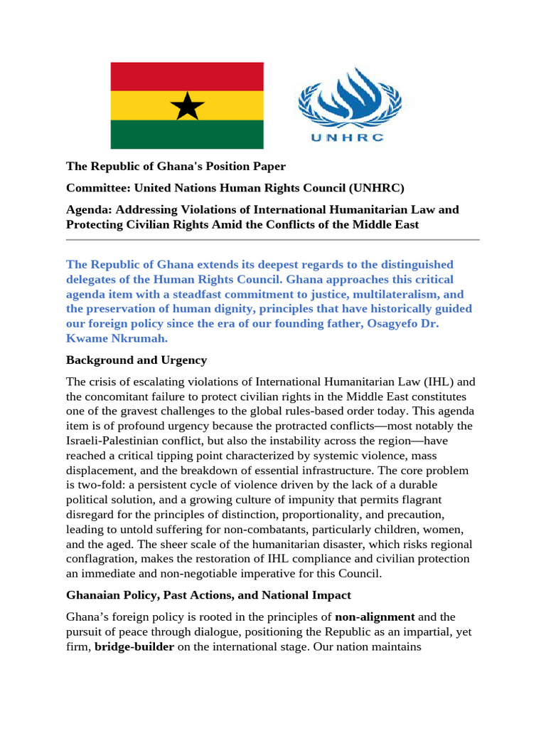 The Republic of Ghana (Images at Top) | PDF | Two State Solution ...