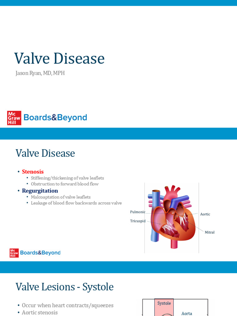 01. Valve Disease | PDF | Heart Valve | Heart