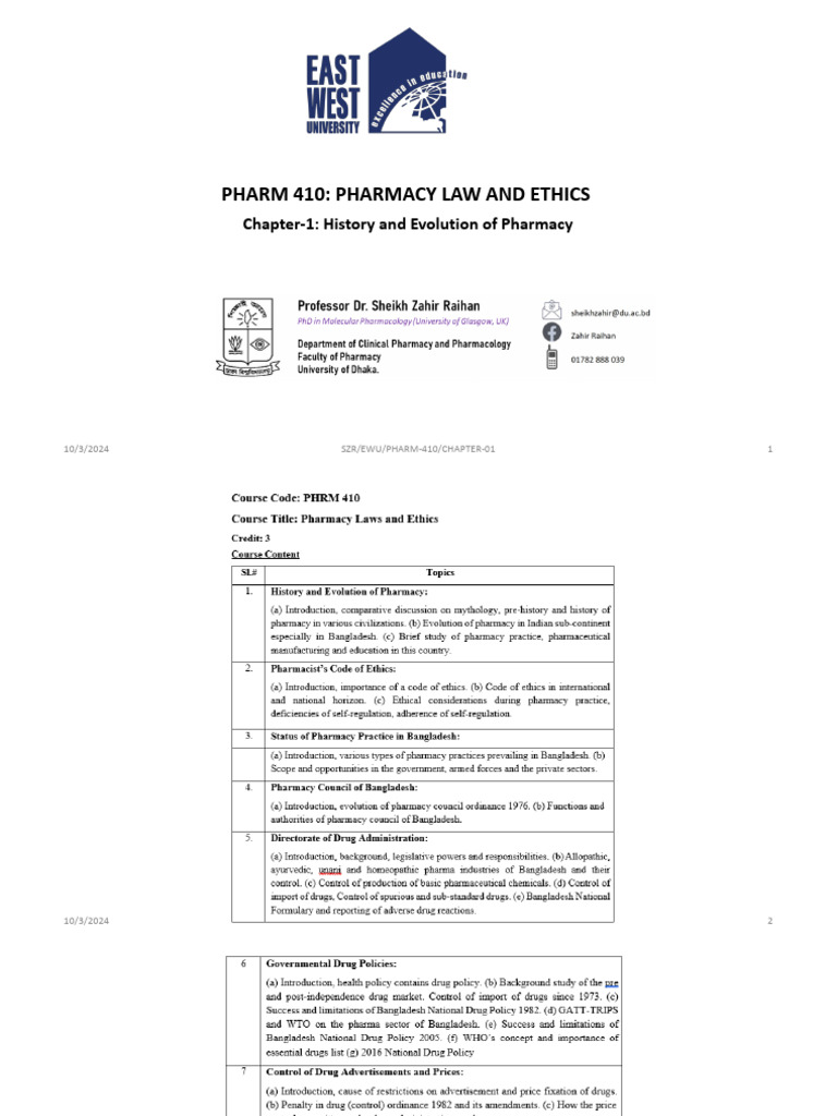 History of Pharmacy Evolution | PDF | Pharmacy | Medicine