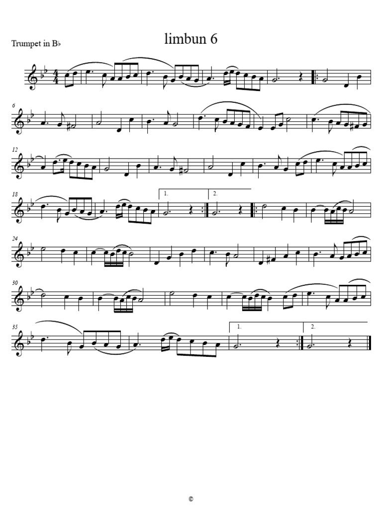 Procession Trumpet 6 | PDF