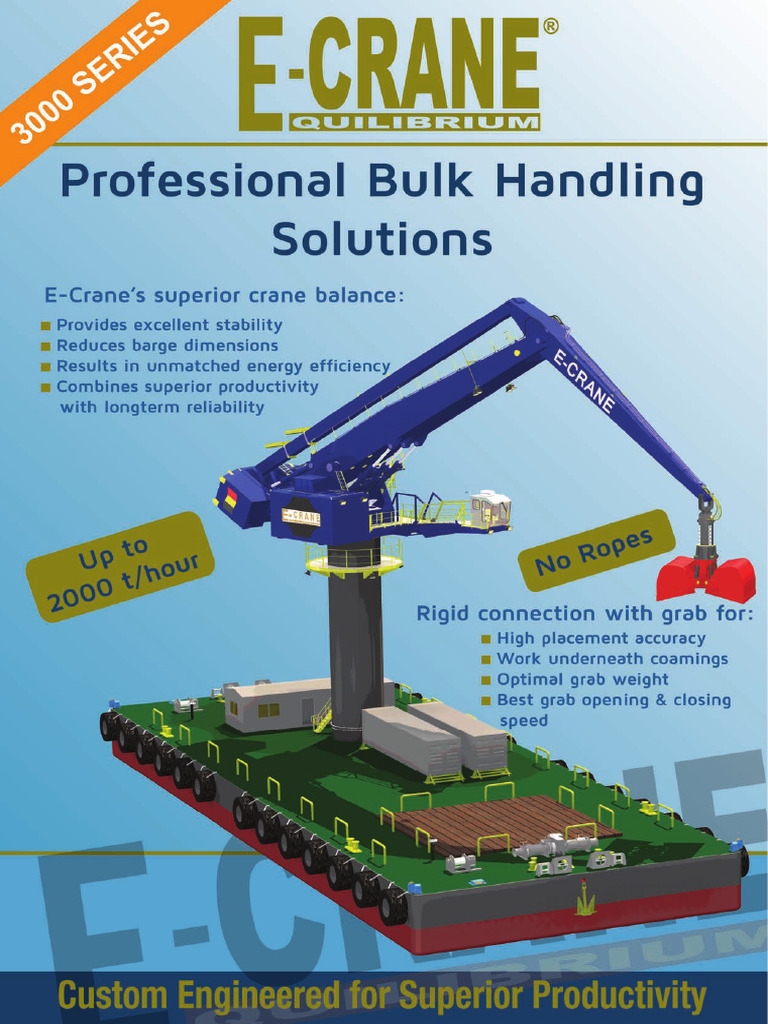 E-Crane Transloader Specifications | PDF | Crane (Machine) | Mechanical ...