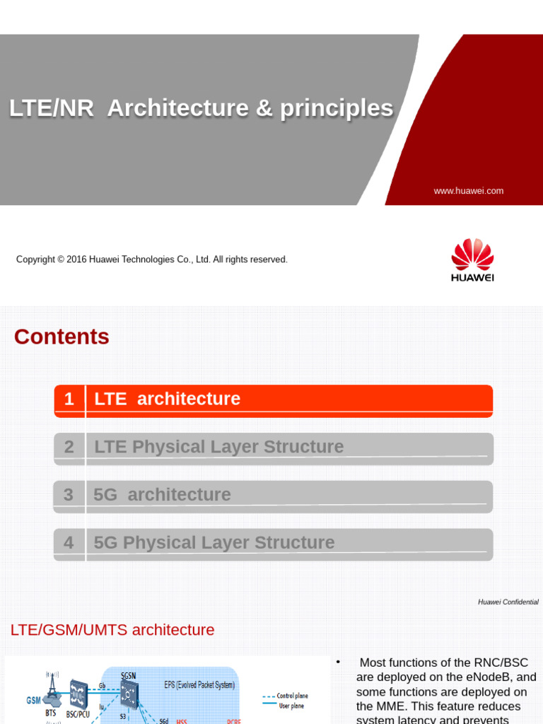 LTE and 5G Architecture Overview | PDF | Orthogonal Frequency Division ...