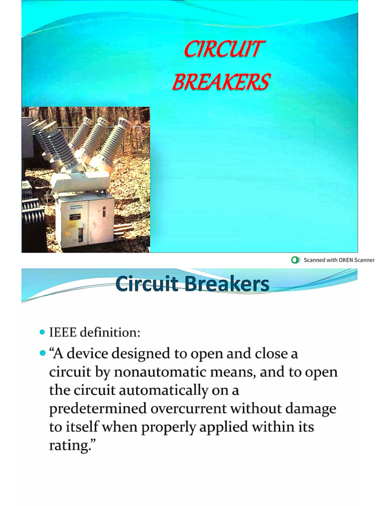 HT Circuit Breakers Details | PDF
