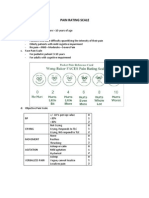 Pain Rating Scale