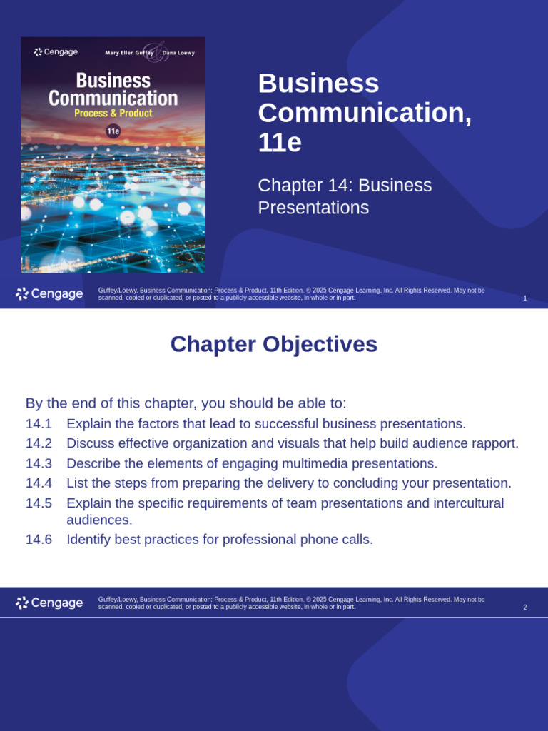 Guffey BCPP 11e Ch14 PPT | PDF | Multimedia | Communication
