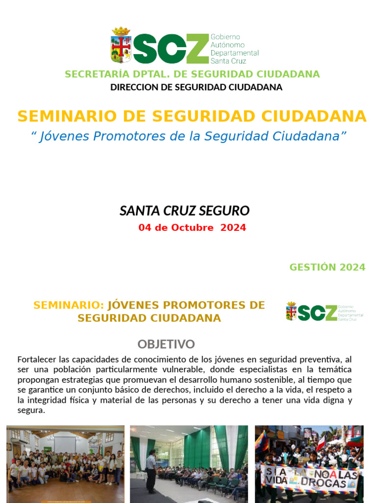 Seminario de Seguridad Ciudadana | PDF | Justicia | Crimen y violencia
