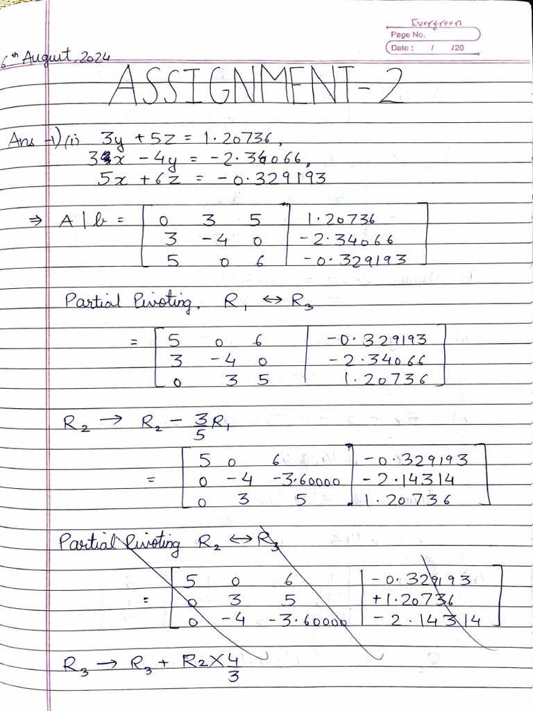 MAB103 Assignment 2 Rahil Gupta 23117105 | PDF