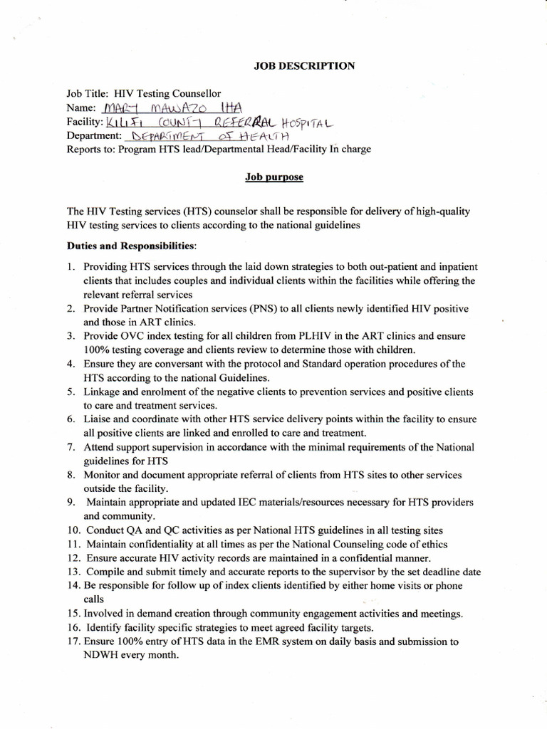 Job Description | PDF