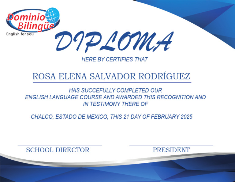 English Language Course Diploma | PDF