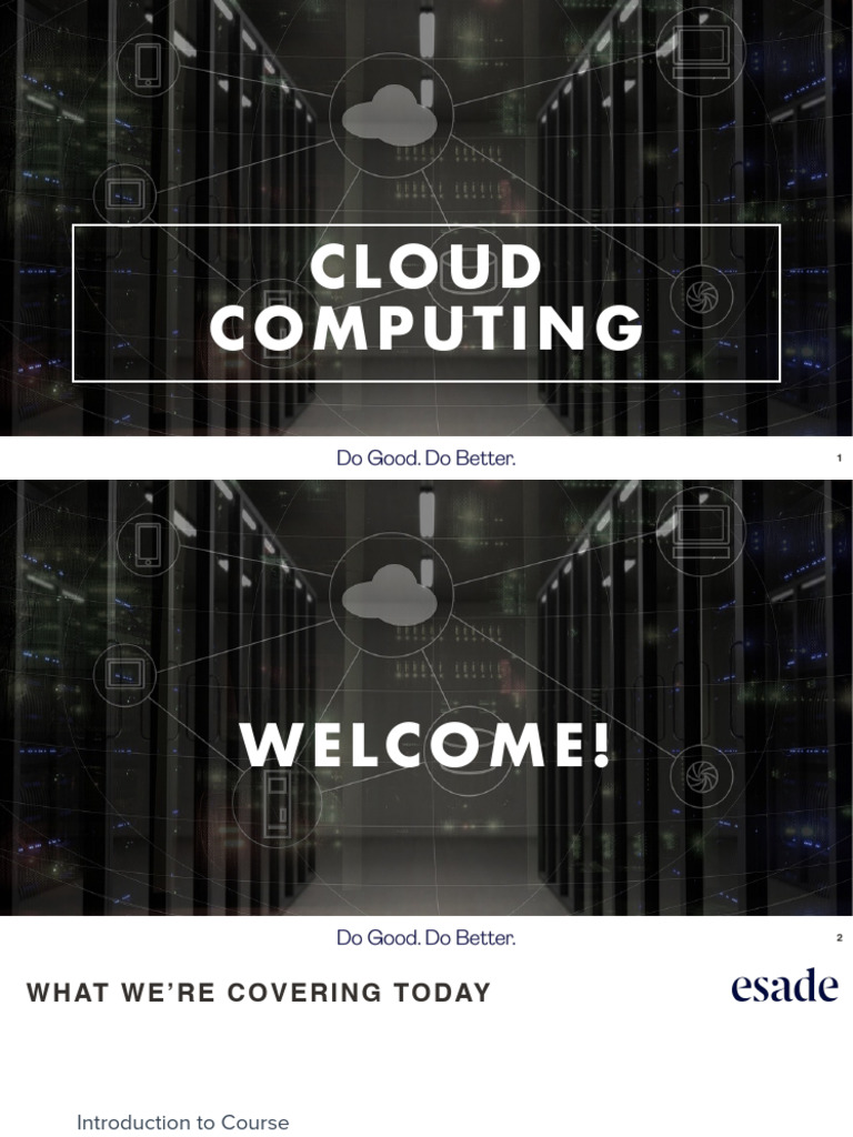 CC 1A Intro To Course | PDF | Amazon Web Services | Cloud Computing