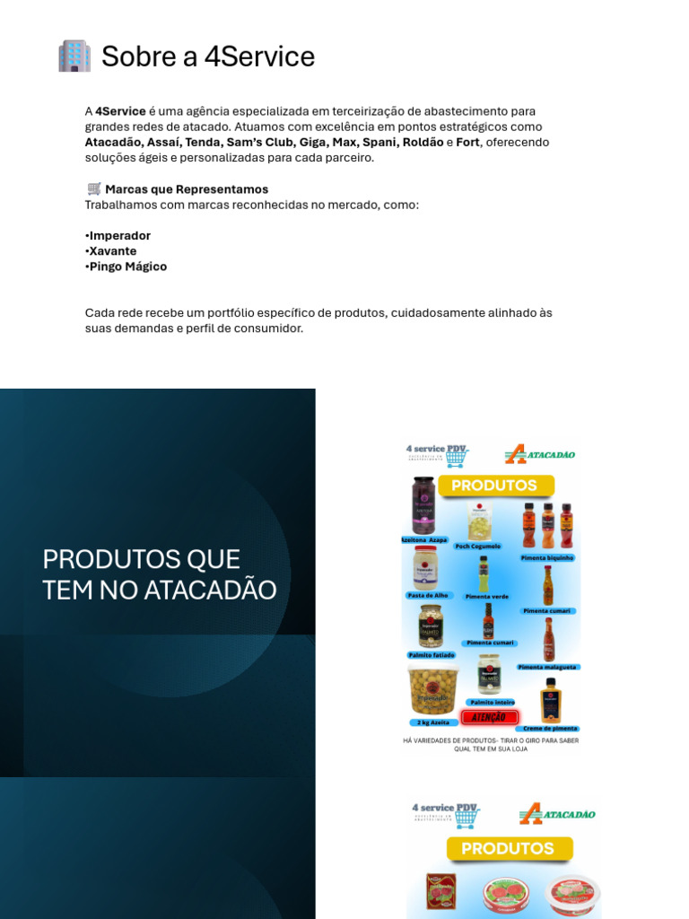 4Service: Terceirização de Abastecimento | PDF