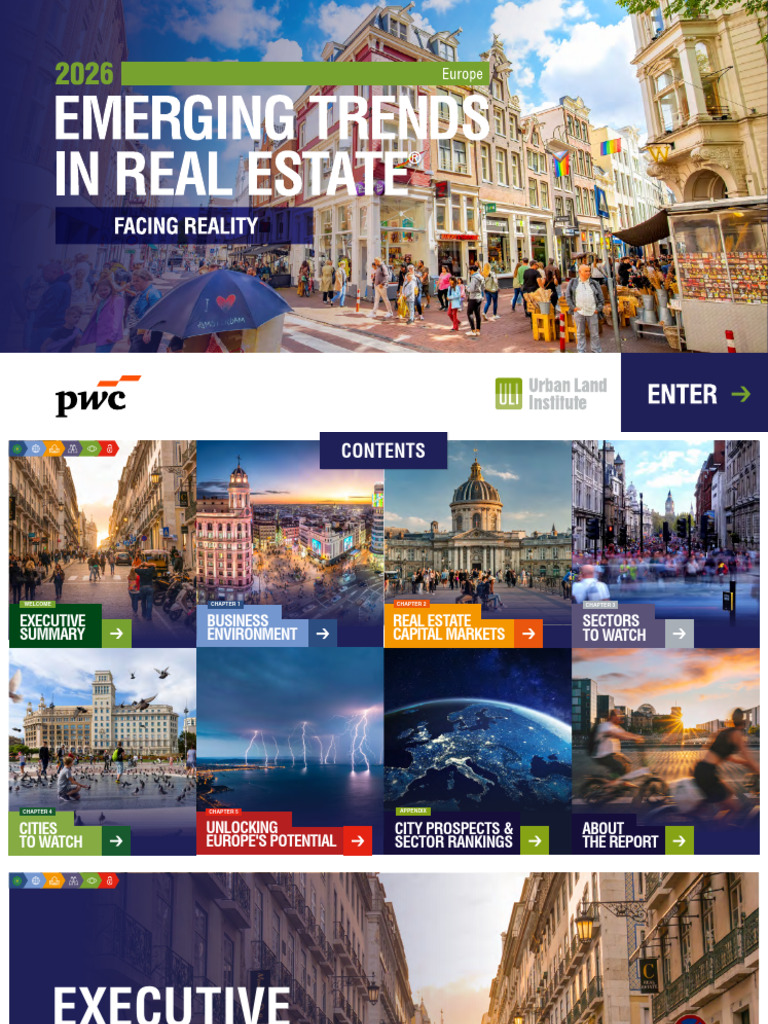 Emerging Trends in European Real Estate 2026 | PDF | Investing ...