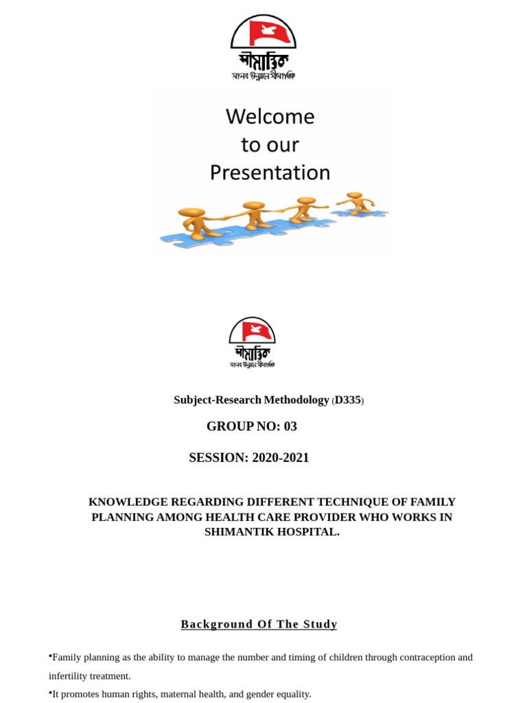 Group 3 Presentation | PDF | Family Planning | Birth Control