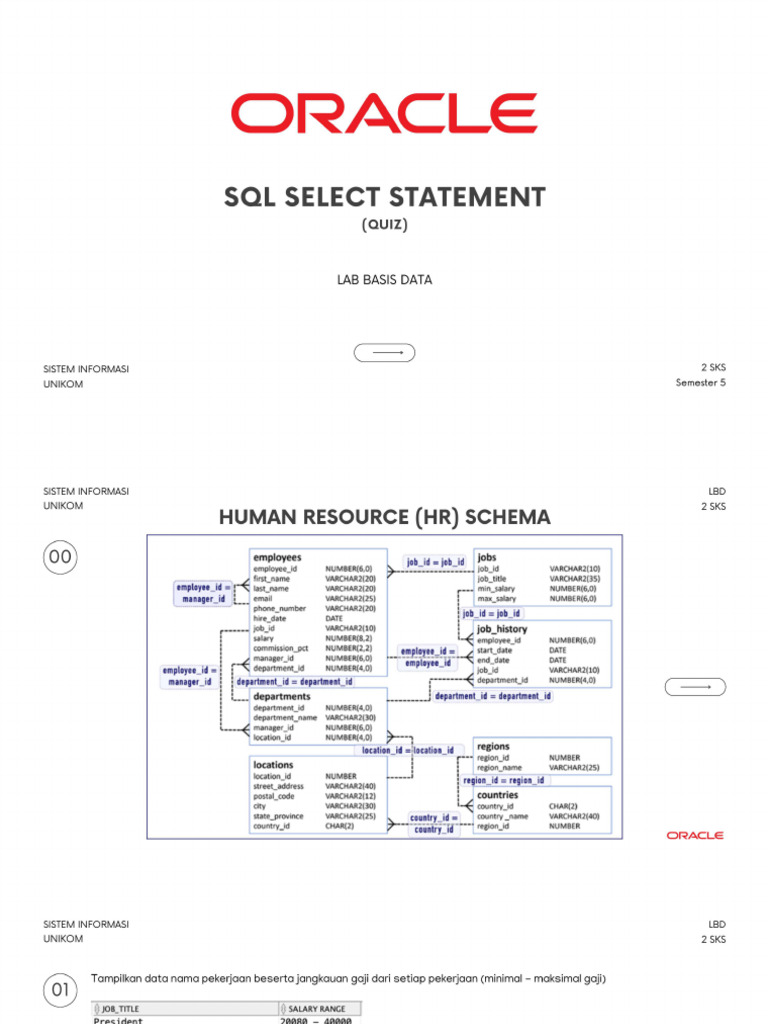 3 - (Quiz) SQL Select Statement - LBD | PDF