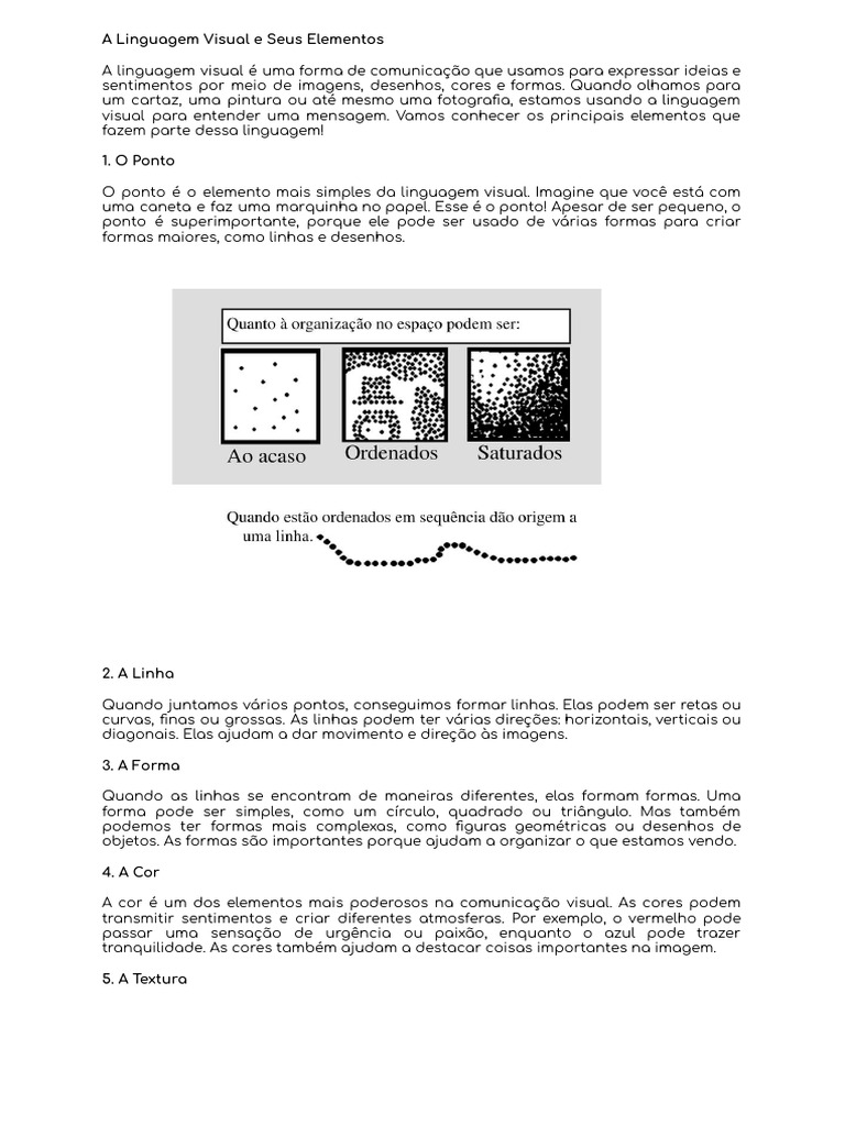 Elementos da Linguagem Visual | PDF | Desenho | Imagem
