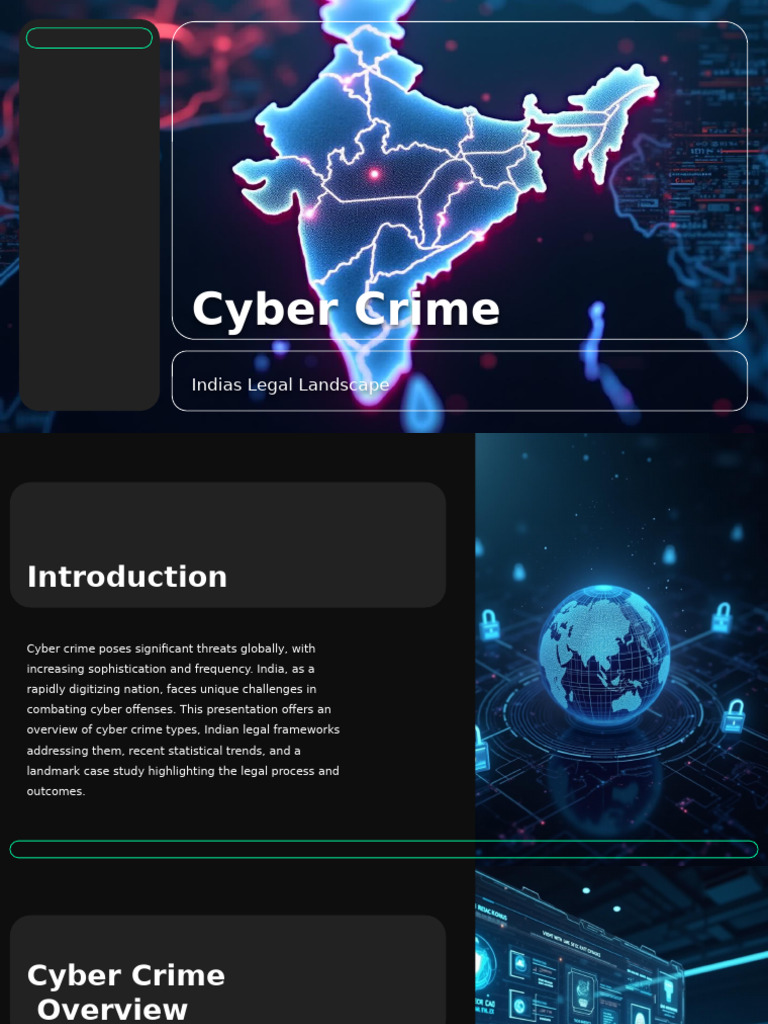 Cyber Crime in India: Legal Overview | PDF | Cybercrime | Security