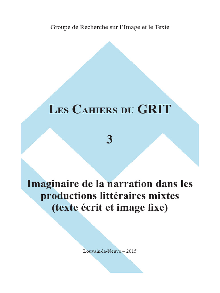 Narration mixte : texte et image en littérature | PDF