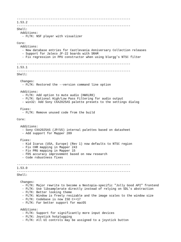 Change Log | PDF | Computing | Software