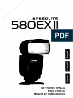 Manual EN: Canon 580EX II (mk2) (Scan) 1