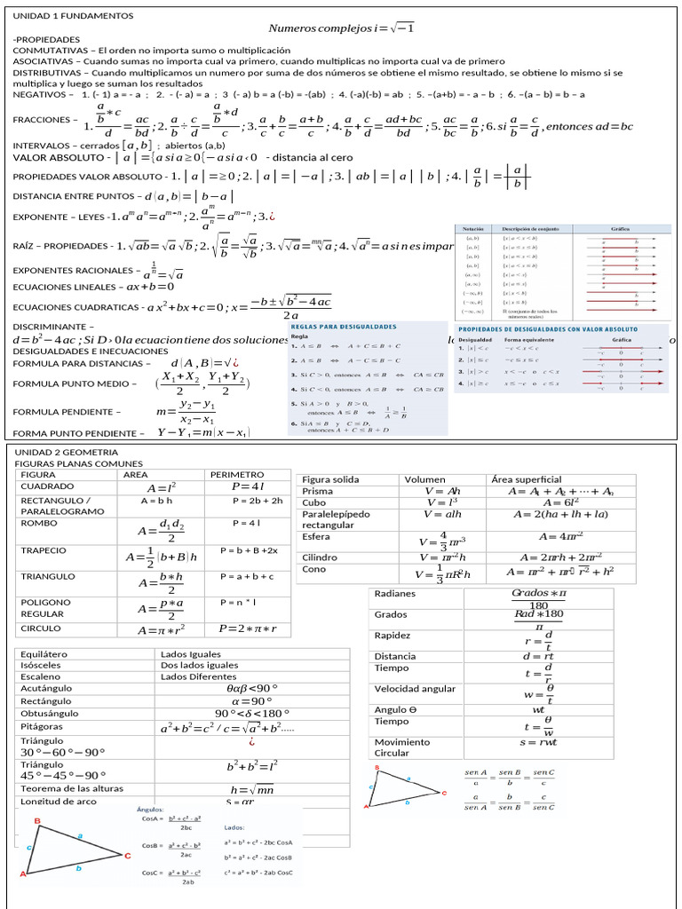 Fundamentos de Matemáticas Avanzadas | PDF | Geometría Elemental ...