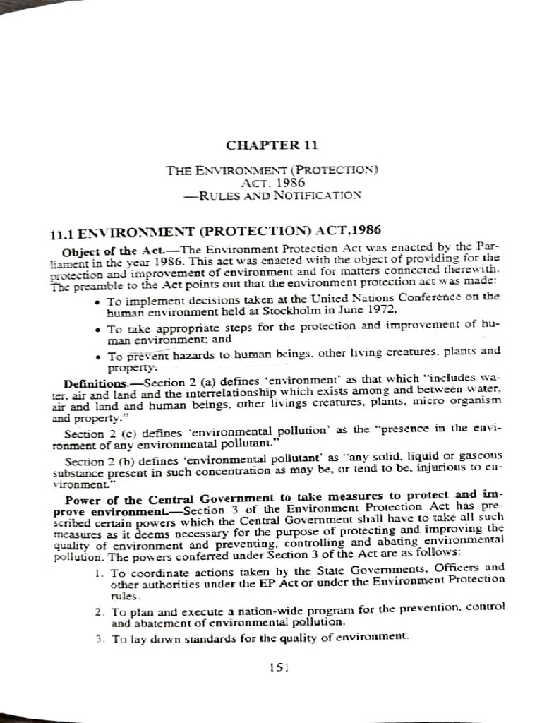 Environment Protection Act 1986 Overview | PDF | Natural Environment ...