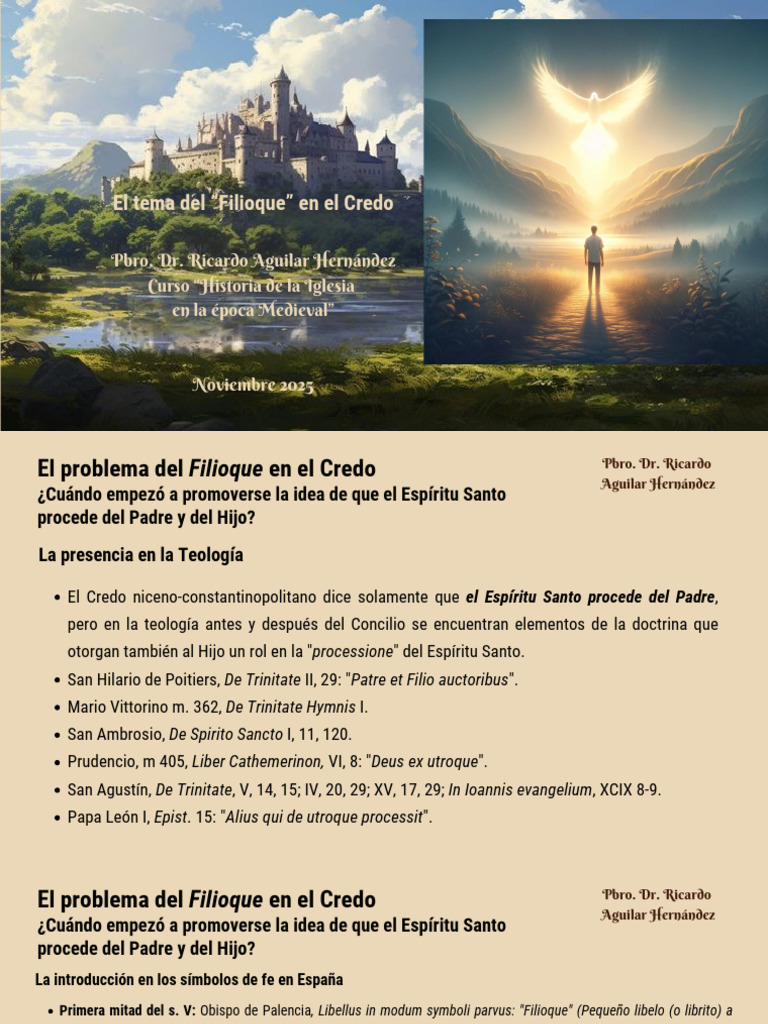 Filioque y el Papado Carolingio | PDF