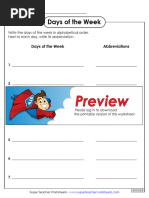 Abbreviations for Days of the Week | PDF | Career & Growth | Language ...