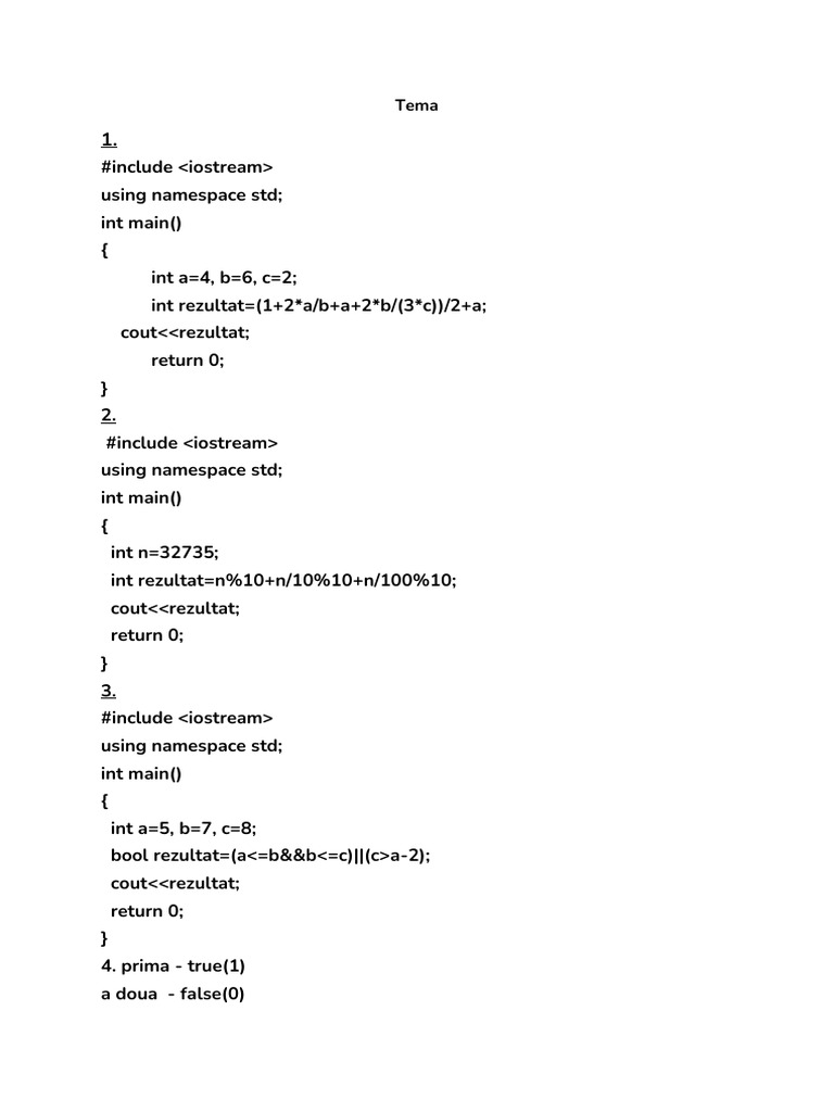 Probleme C++ | PDF