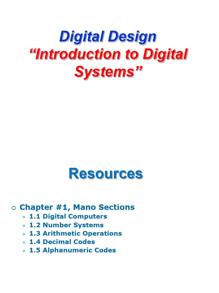 ENG251 Digital Design Ver1 | PDF | Boolean Algebra | Teaching Mathematics