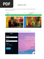 CKT-UTAS Student MIS User Guide | PDF | Menu (Computing) | Password
