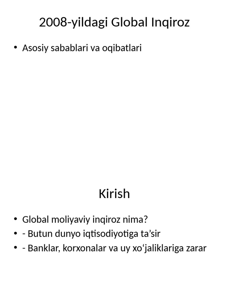 2008 Global Inqiroz Uz | PDF
