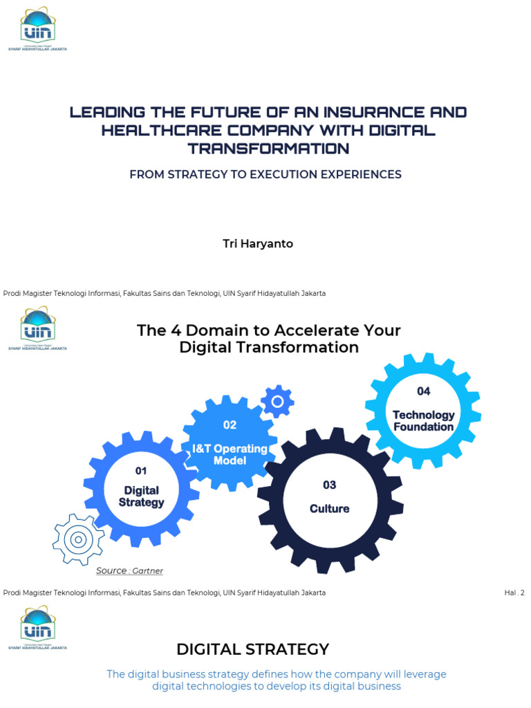Digital Transformation in Insurance Sector | PDF | Cloud Computing ...