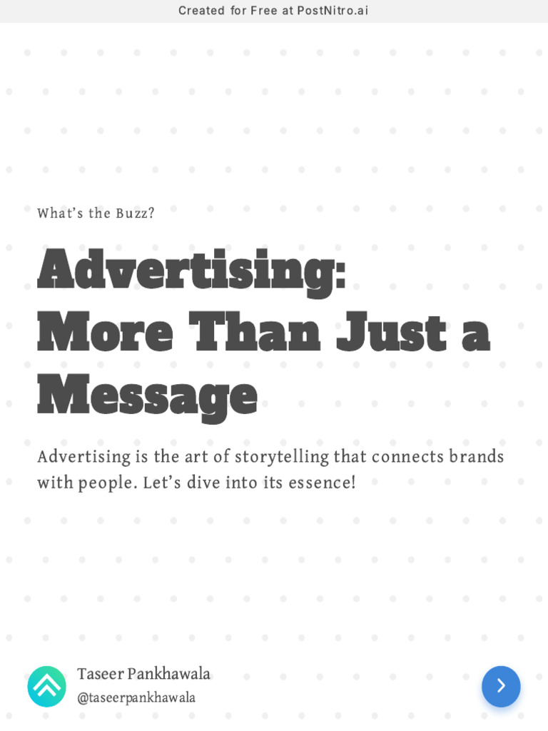 Advertising More Than Just A Message PDF