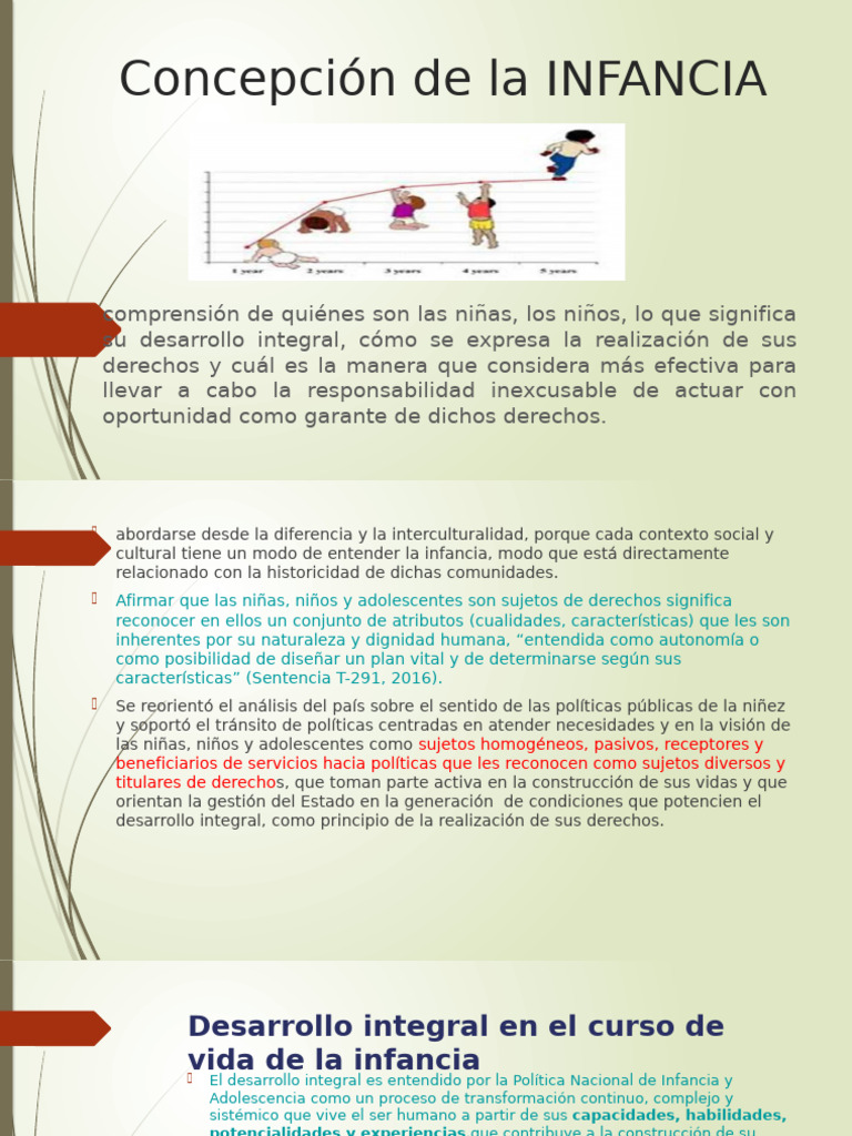 Derechos y Desarrollo Integral de la Infancia | PDF | Adolescencia ...