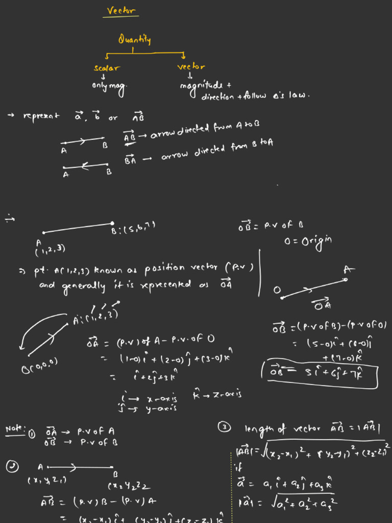 Vector 1 | PDF