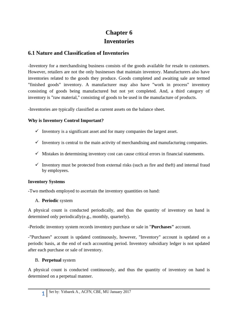 Understanding Inventory Management Methods | PDF | Cost Of Goods Sold ...