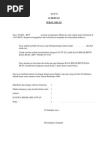SURAT AKUAN SUMPAH