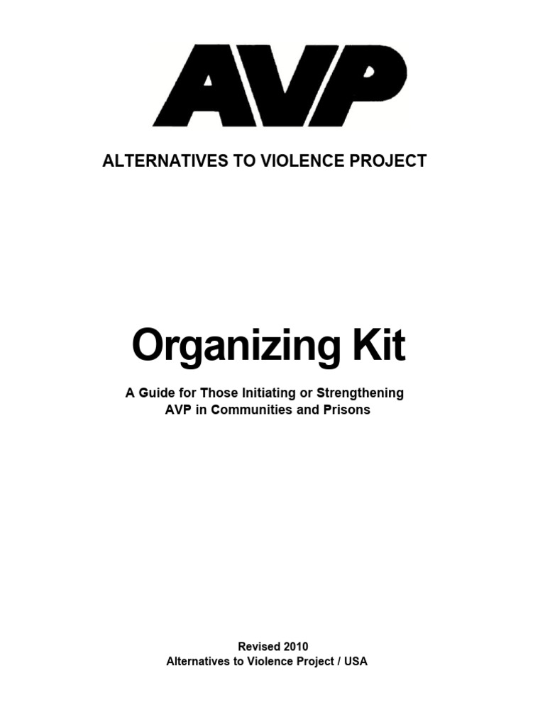 AVP Organizing Kit for Communities & Prisons | PDF | Violence | Leadership