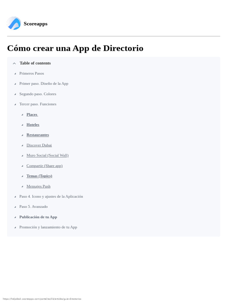 Crear App de Directorio Fácilmente | PDF | Aplicación movil | Ios
