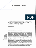 91557314 Augustine on God as Love and Love as God