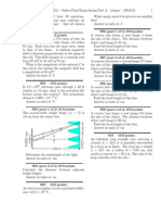 Online Final Exam Spring Part A-Problems