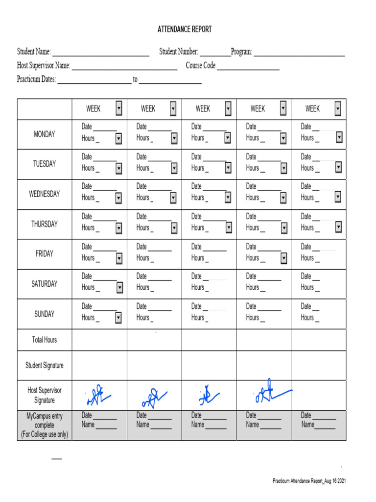 Timesheet Week 5 | PDF