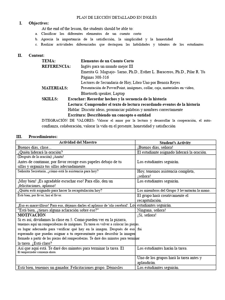 Elementos Clave de un Cuento Corto | PDF | Cuentos