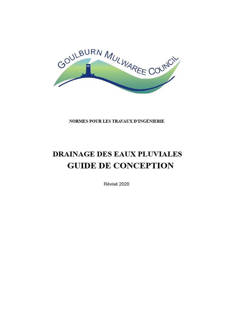 Guide de conception du drainage pluvial | PDF | Tuyau | Égout