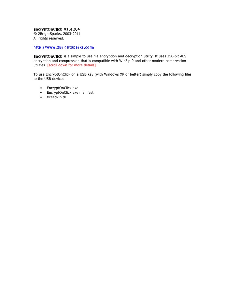 EncryptOnClick File Encryption Tool | PDF | Computing | Ibm Pc Compatibles