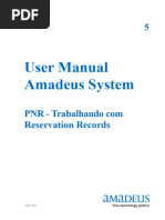 Amadeus PNR Format Guidelines | PDF | Airlines | Data
