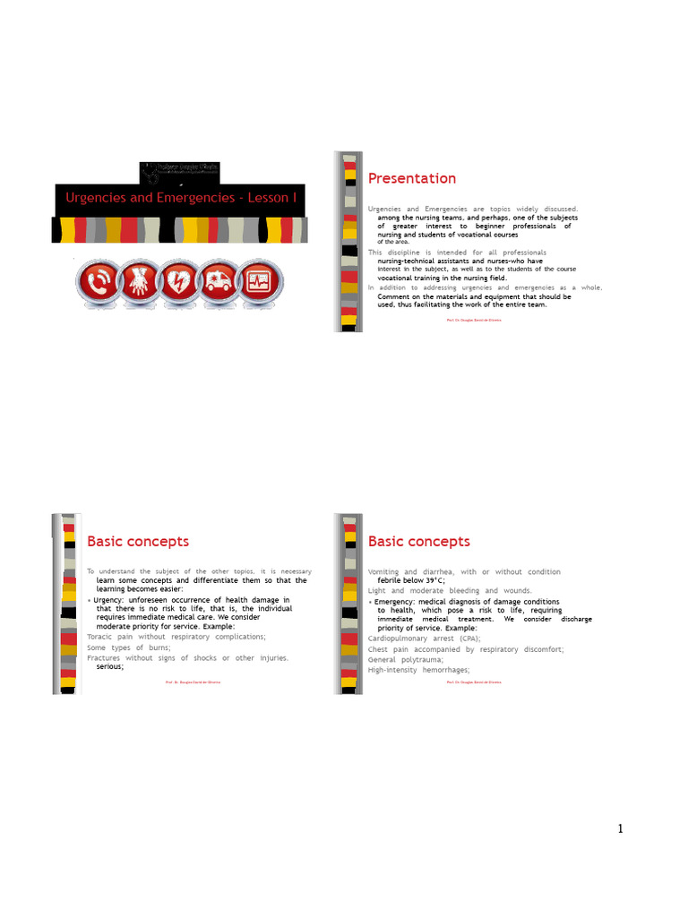 Urgencies and Emergencies in Nursing | PDF | Emergency Department ...