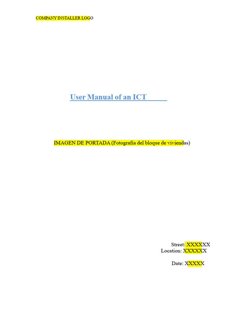 ICT User Manual PDF Broadcasting Information And Communications