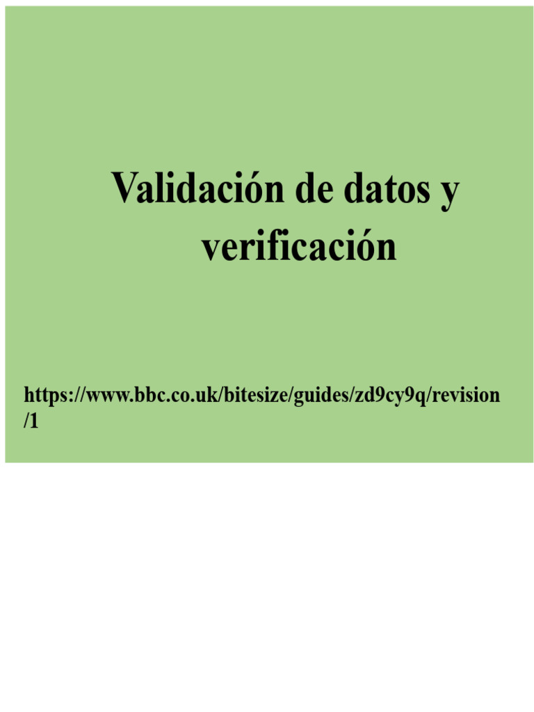Validación y Verificación de Datos | PDF | Contraseña | Software